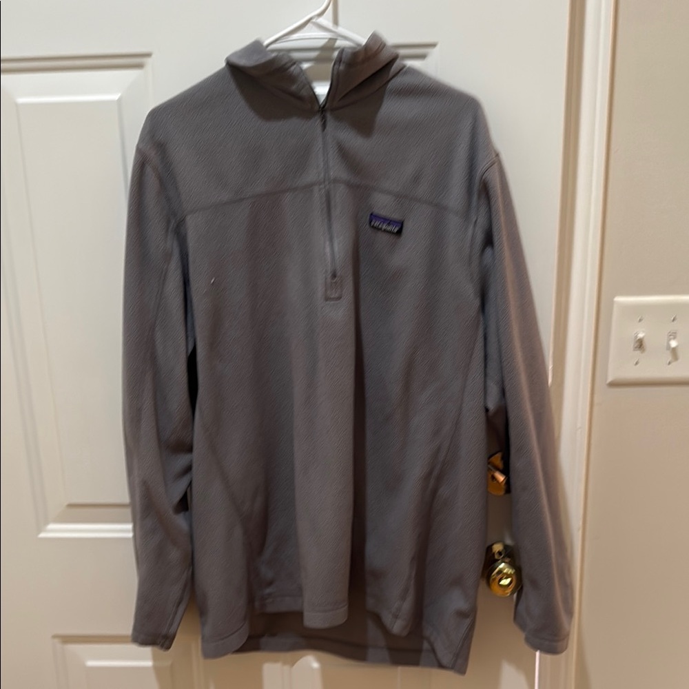 Gray Half-Zip Pullover